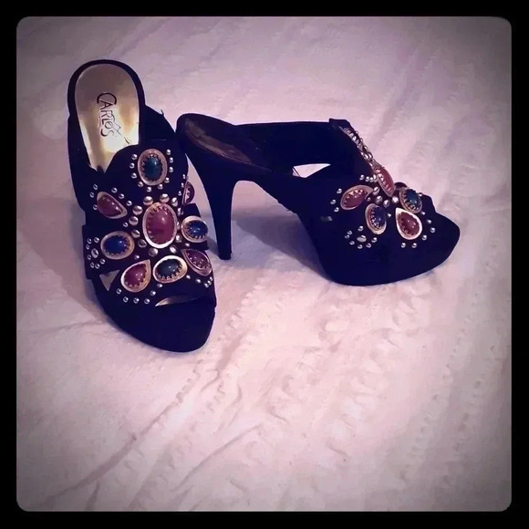 Carlos Santana heels/ Only wore twice - Picture 1 of 7